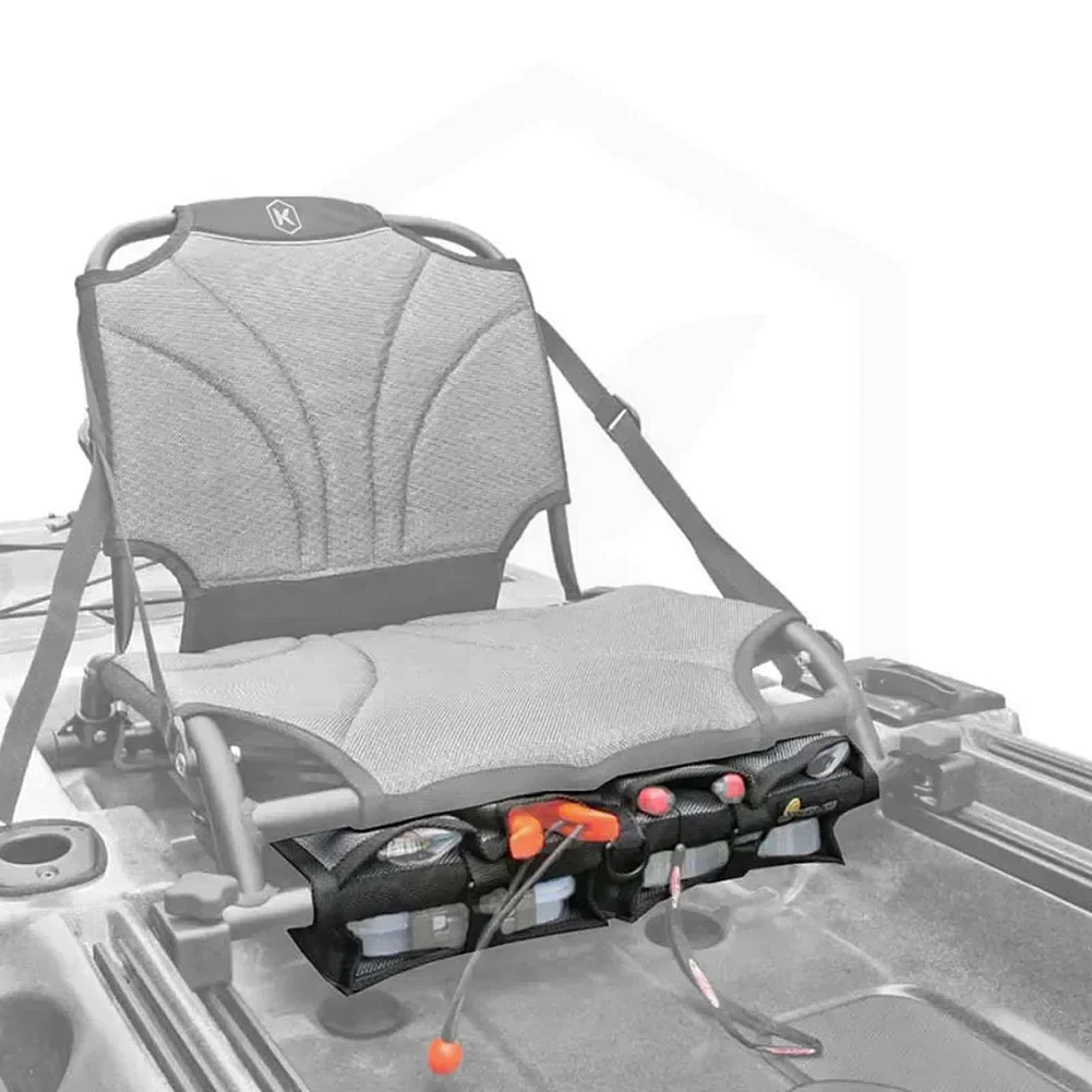 Fishing Kayak Crate - SPORTFUNSF Kayak Storage Bag ตาข่ายไนลอนเรือแคนูที่นั่ง Kayak