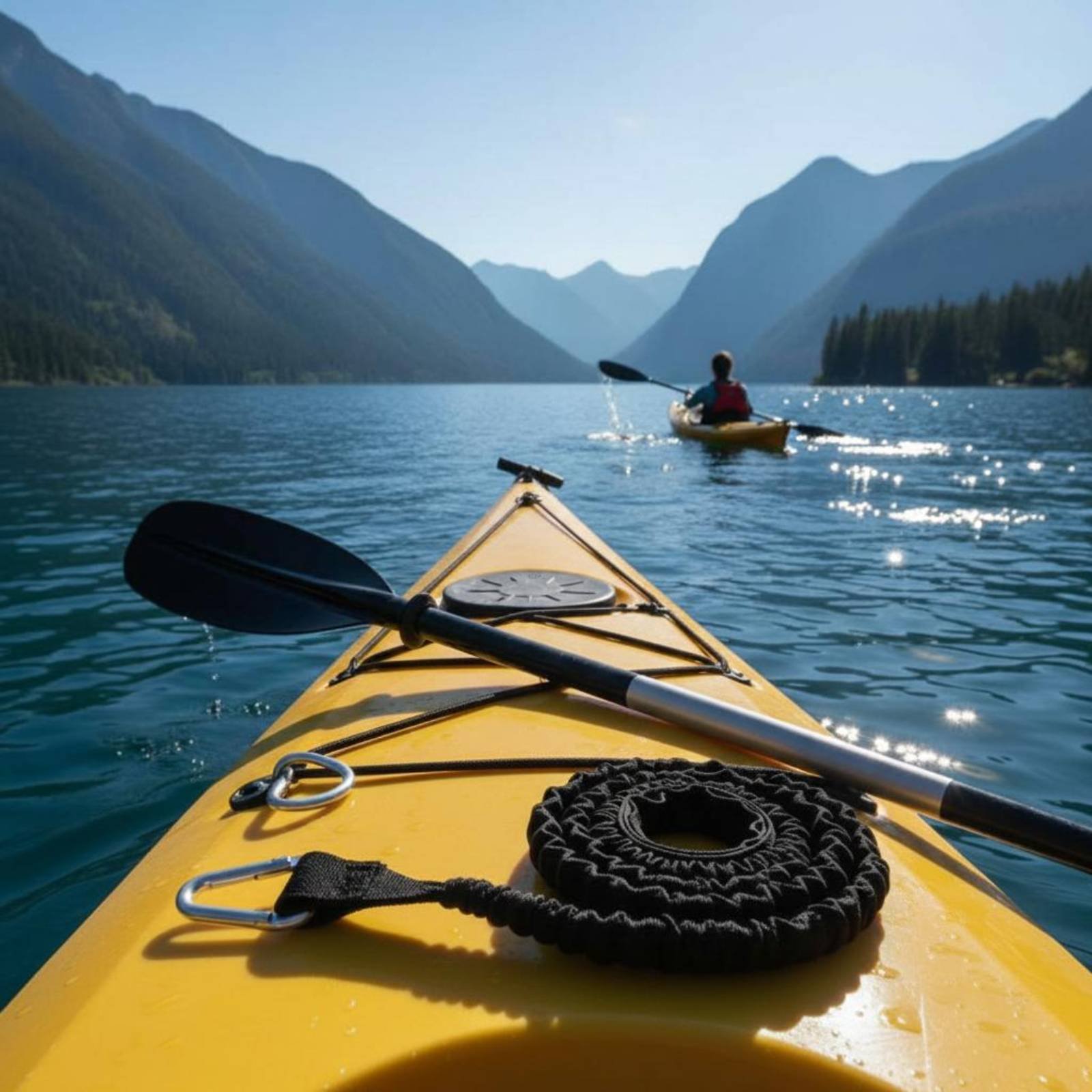 สายรัดไม้พายเรือคายัค ป้องกันก - Fishing Kayak Paddle บทวิจารณ์และราคา
