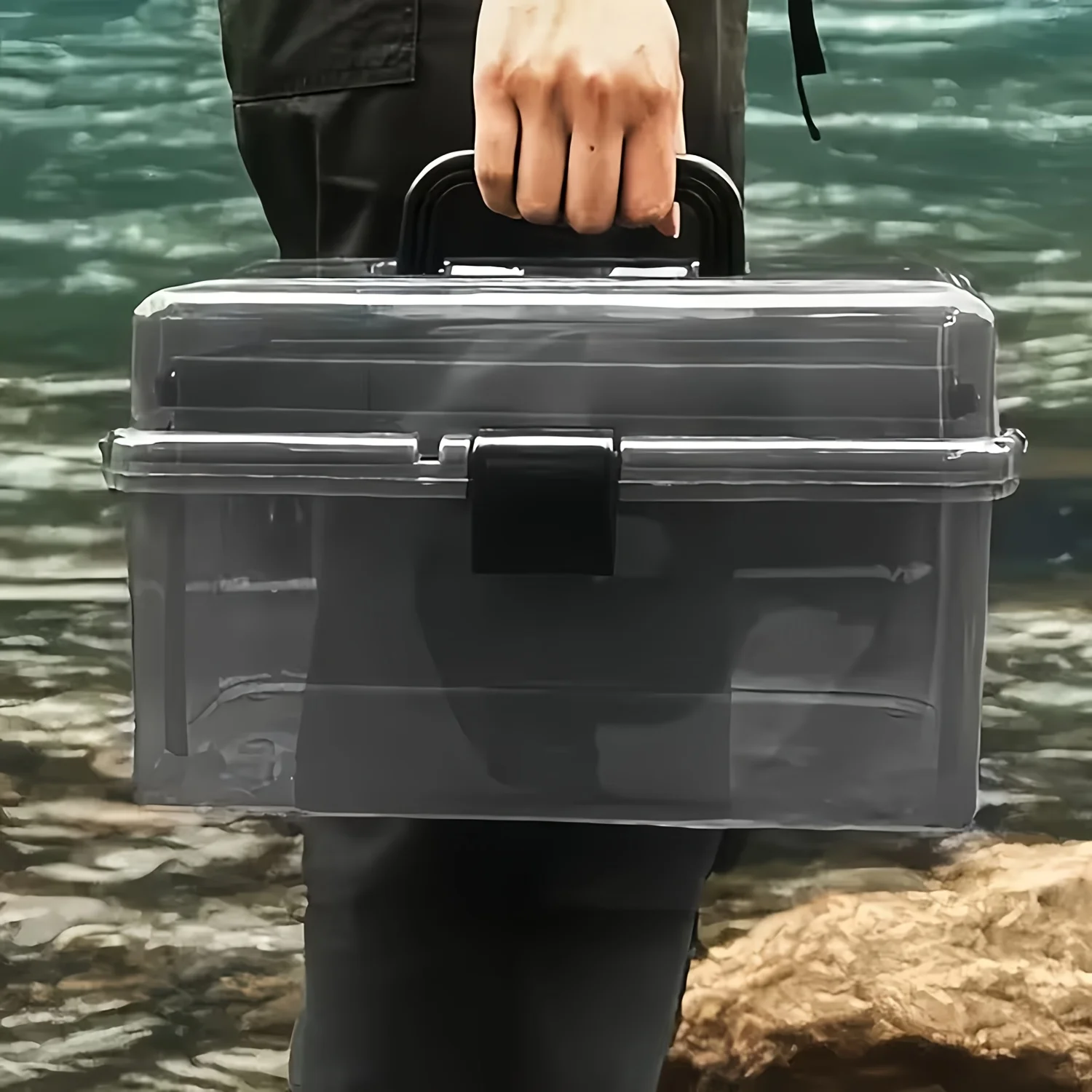 กล่องอุปกรณ์ตกปลา PE ทนทาน |   - Fishing Kayak Crate บทวิจารณ์และราคา