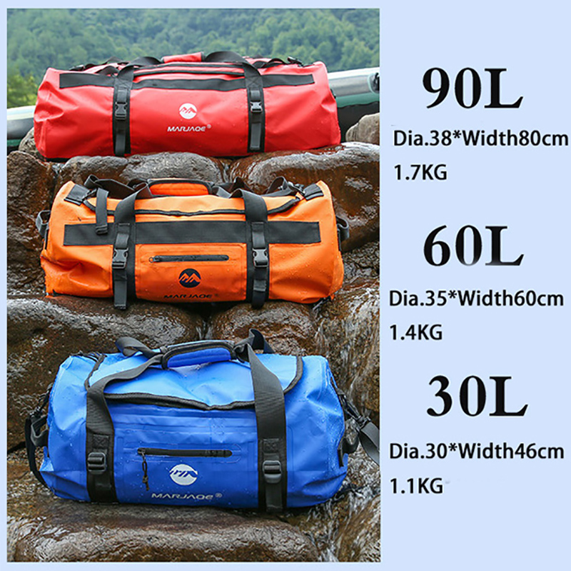 30L 60L 90L เรือคายัคกันน้ำกระ - Fishing Kayak Crate บทวิจารณ์และราคา