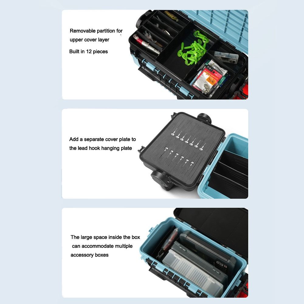กล่องตกปลาอเนกประสงค์แบบพกพา ค - Fishing Kayak Crate บทวิจารณ์และราคา