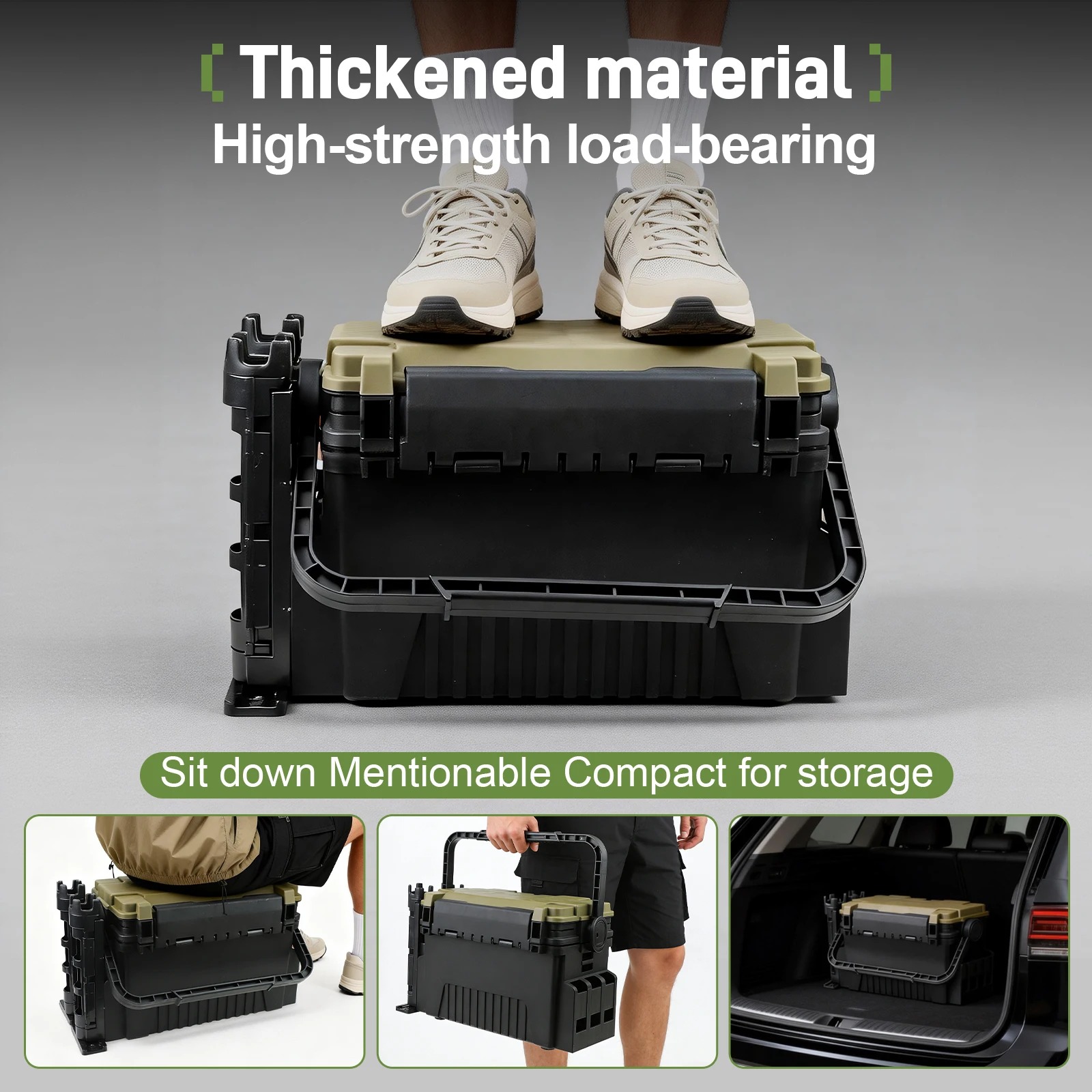 กล่องอุปกรณ์ตกปลาแบบสองชั้น กล - Fishing Kayak Crate บทวิจารณ์และราคา