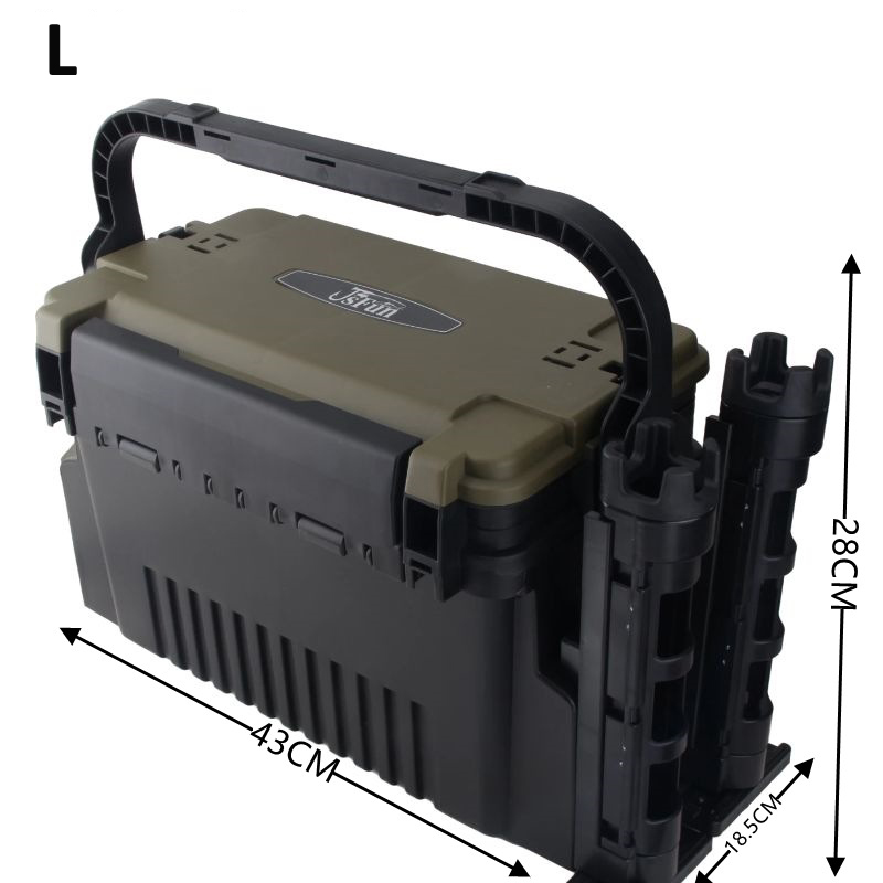 ถังใส่ปลาสดอเนกประสงค์กล่องเก็ - Fishing Kayak Crate บทวิจารณ์และราคา