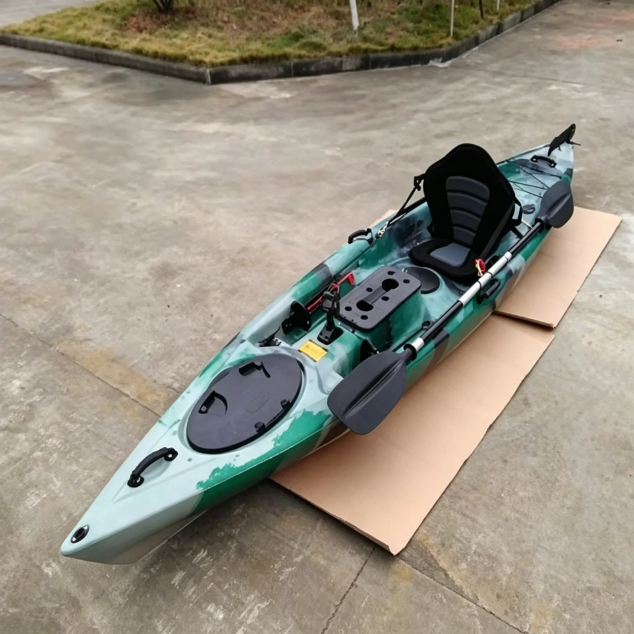 เรือคายัคตกปลาแบบใช้เท้าเหยียบ - Fishing Kayak Rod Holder บทวิจารณ์และราคา