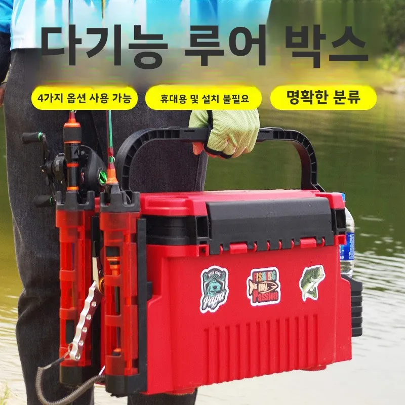 ตกปลาทะเลกล่องเครื่องมืออุปกรณ - Fishing Kayak Crate บทวิจารณ์และราคา