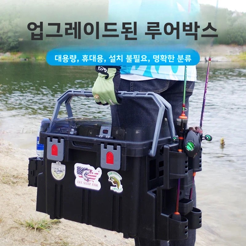 ตกปลาทะเลกล่องเครื่องมืออุปกรณ - Fishing Kayak Crate บทวิจารณ์และราคา
