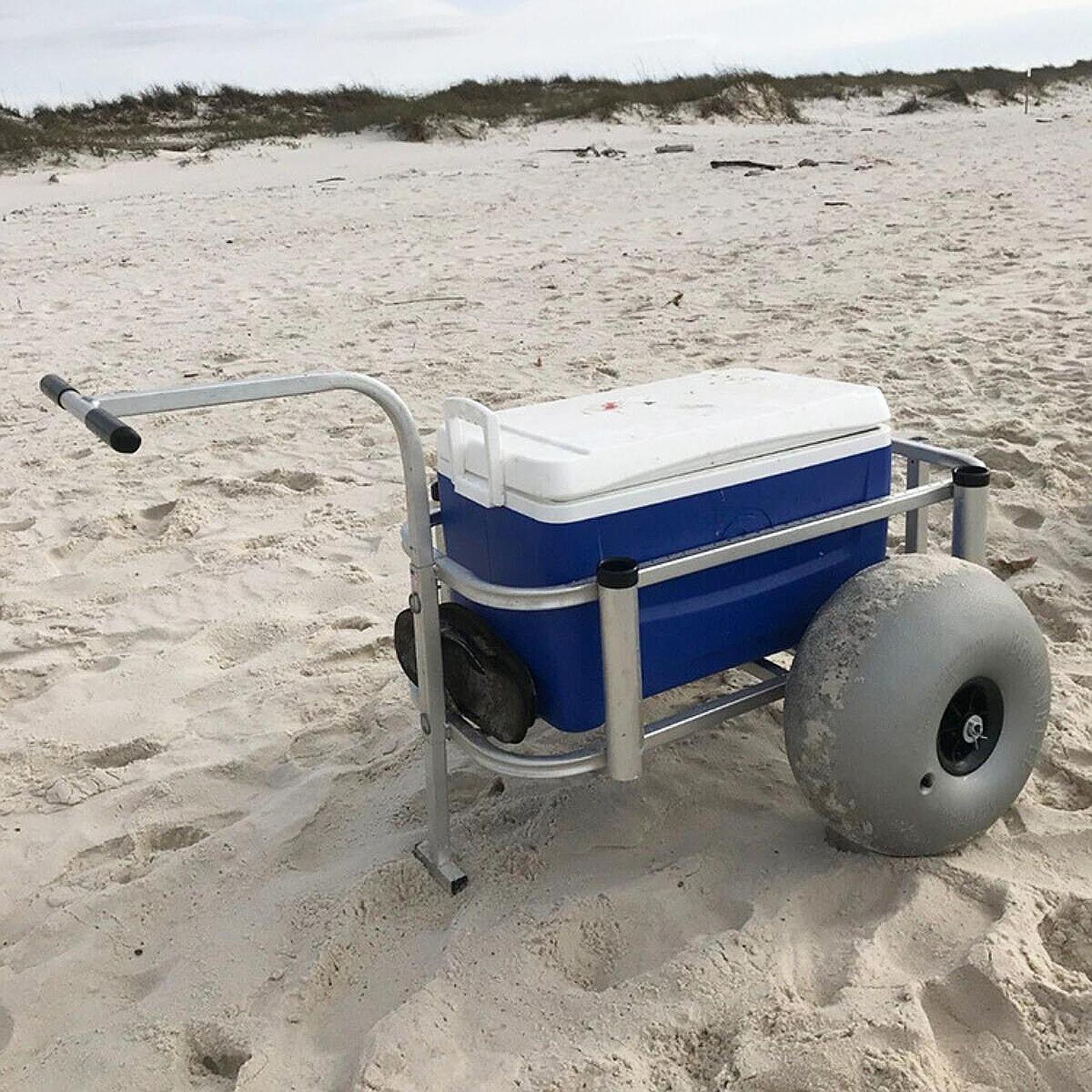 ล้อรถเข็นชายหาด ขนาด 16 นิ้ว ย - Fishing Kayak Cart บทวิจารณ์และราคา